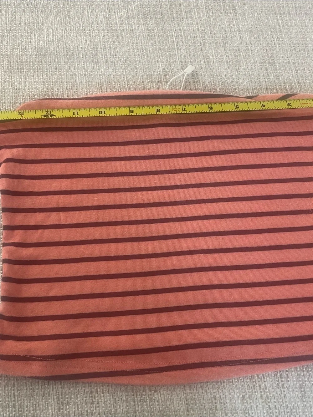 Uncooyee striped tube top wide leg pants 2 piece set XS